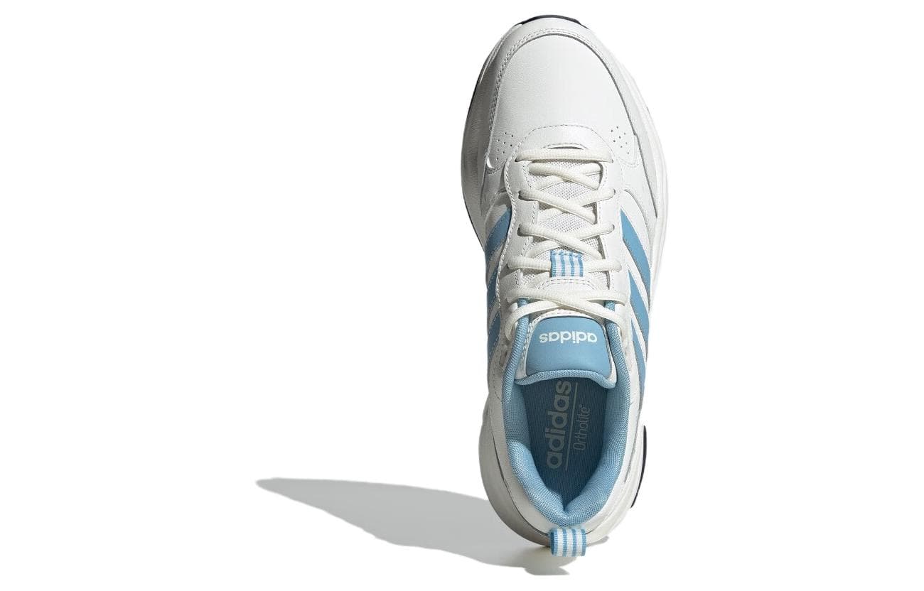 Кроссовки Adidas Neo Strutter противоскользящая устойчивая к истиранию низкий верх повседневная обувь унисекс белый и синий - изображение 3