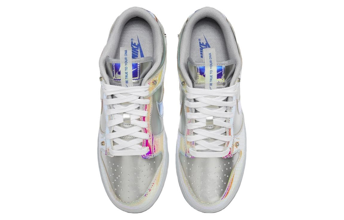 Кроссовки Nike Dunk Low "Hyperflat" Silver — фото 4