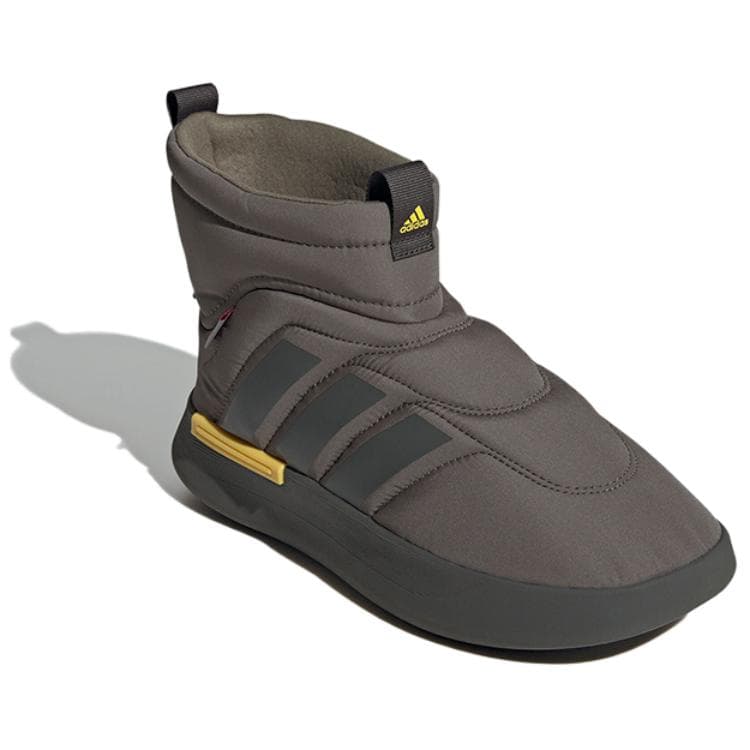 Кроссовки Adidas Adipuff Высокие Топы Повседневная Обувь Унисекс Слоистый Оливково-Зеленый - изображение 3