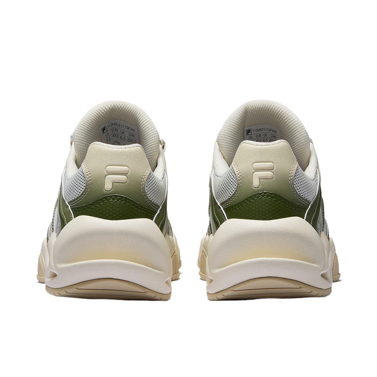Кроссовки FILA FUSION JAGGER Низкий Топ Повседневная Обувь Мужская Винтажный Белый Соус - изображение 4