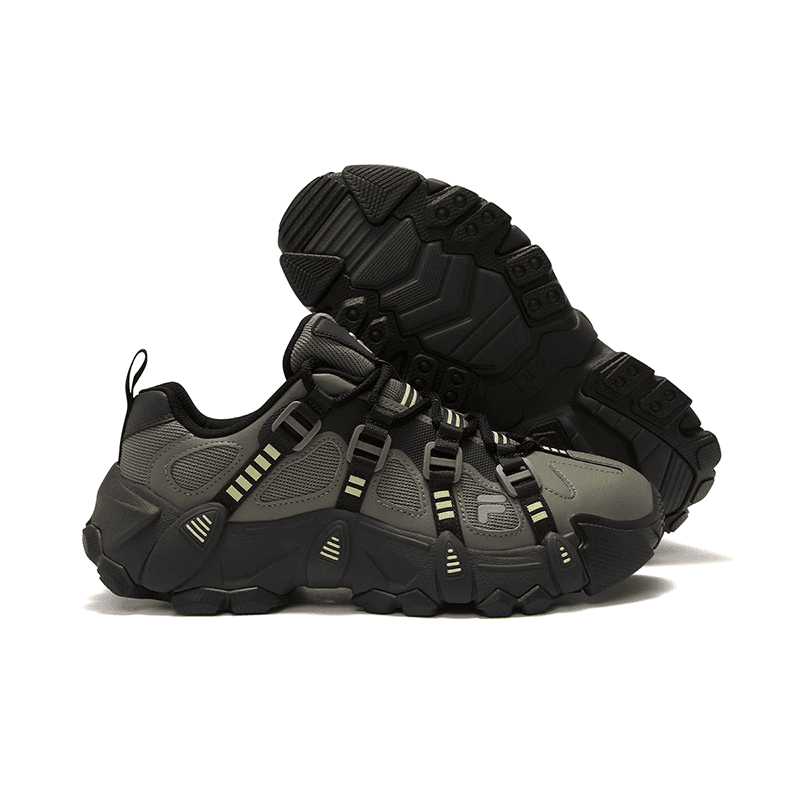 Кроссовки FILA FUSION EXOCET Collection Горы Низкий Топ Повседневная Обувь Мужская Ветивер Зеленый CHIMERA Серый - изображение 4