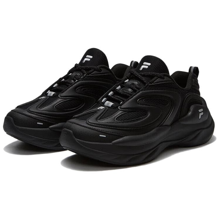 Кроссовки FILA FUSION BUZZARD Meteorite Shoes Амортизация Низкий Топ Повседневная Обувь Мужская Черная - изображение 2