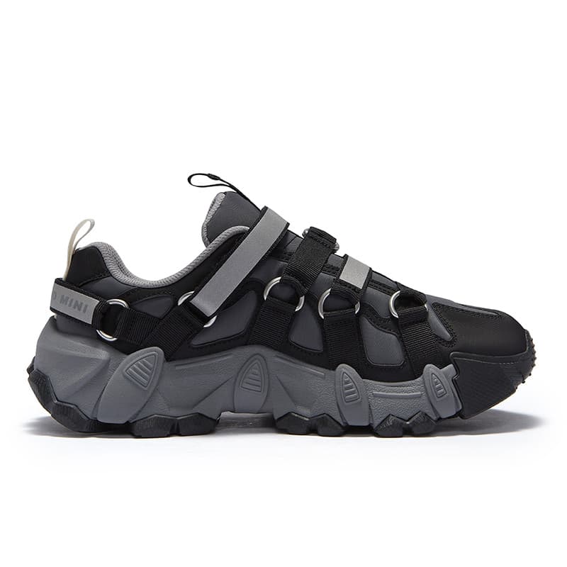 Кроссовки PERKS AND MINI x FILA FUSION Exocet ii Низкий Топ Повседневная Обувь Мужская Тень Черный Серый Черный - изображение 2