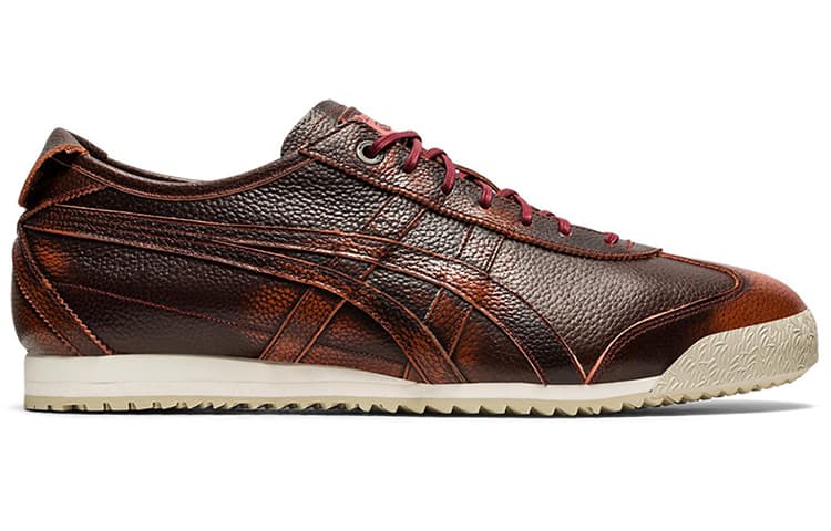 Кроссовки Onitsuka Tiger Mexico 66 SD Black Red Brown - изображение 2