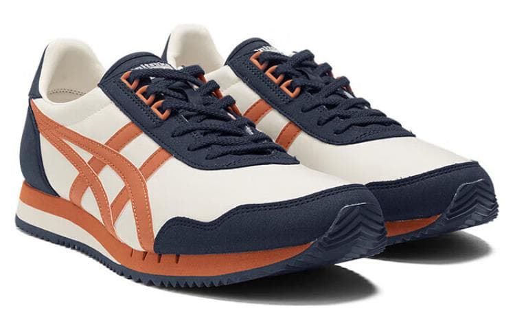 Кроссовки Onitsuka Tiger Dualio Сетчатая ткань синтетическая кожа амортизация устойчивость к истиранию легкий низкий верх - изображение 3