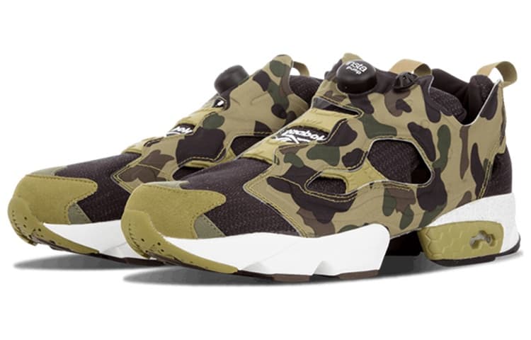 Кроссовки Bape x mita sneakers x Reebok Insta Pump Fury OG Camo Low - изображение 2