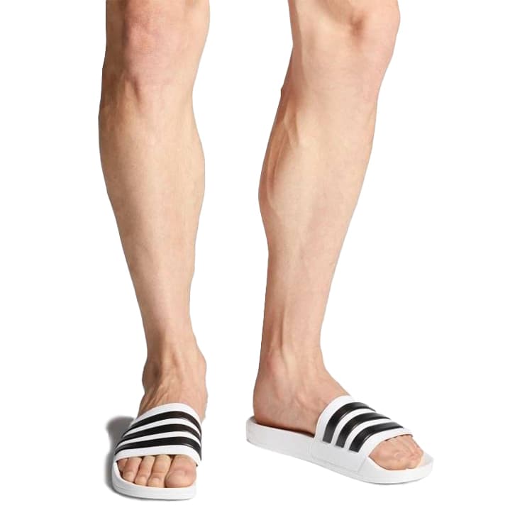Сандалии adidas Adilette Shower White Black - изображение 7
