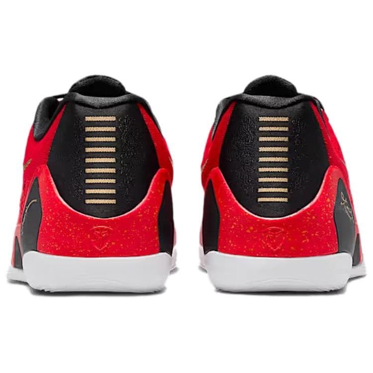 Кроссовки для баскетбола NIKE Kobe 9 Дышащий Oтскок Сцепление Low Топ Баскетбольные кроссовки Мужской Красный черный - изображение 5