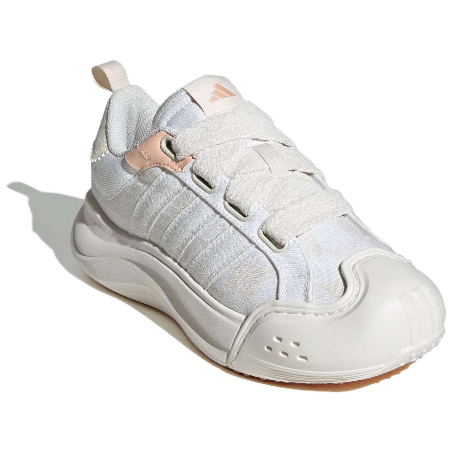 Кроссовки Adidas MAXXCOURT SPW Трендовые Антислип Резиновые Низкие Теннисные Кроссовки для Женщин Белые Розовые - изображение 3