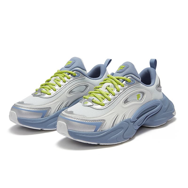 Кроссовки FILA FUSION FORCE Gravity Shoes Low Топ Повседневная обувь Женские Голубо-серый - изображение 3