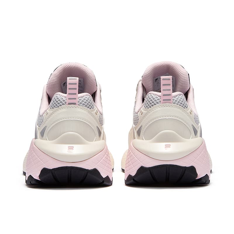 Кроссовки FILA FUSION Ring Low Top Повседневная обувь Женская Молочный Белый Антарктический Серый - изображение 4
