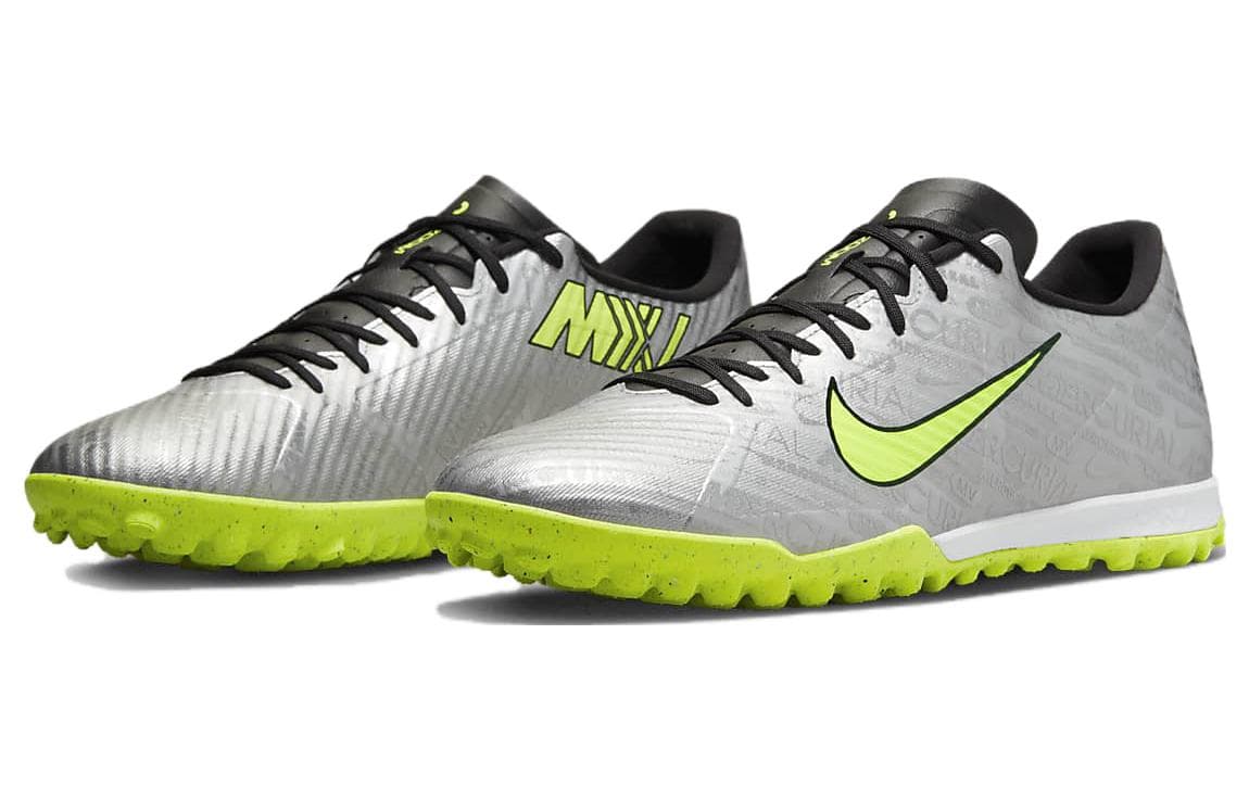 Кроссовки для футбола Nike Air Zoom Vapor 15 Academy TF Silver Green - изображение 3