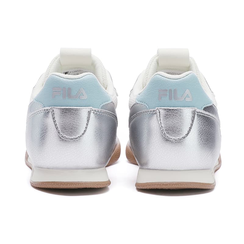 Кроссовки FILA Trail Изогнутый Edge Обувь Дышащая и Легкая Низкий Верх Повседневная Обувь Женская Белая Серебряная - изображение 4