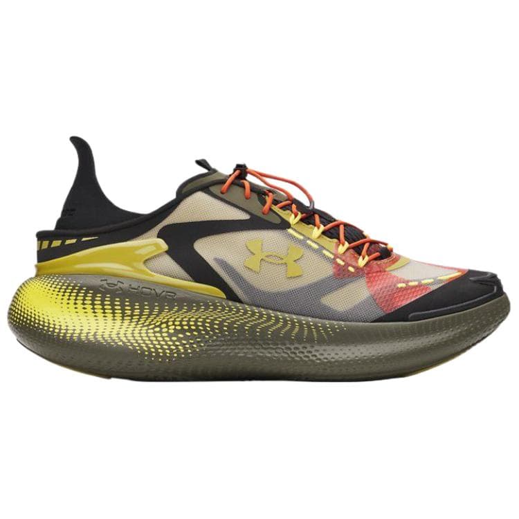 Кроссовки Under Armour Echo Мягкий и Комфортный Низкий Топ Повседневная Обувь Унисекс Желтая - изображение 2