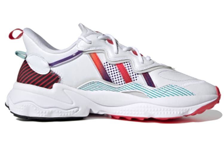 Кроссовки adidas Ozweego White Red Blue - изображение 2