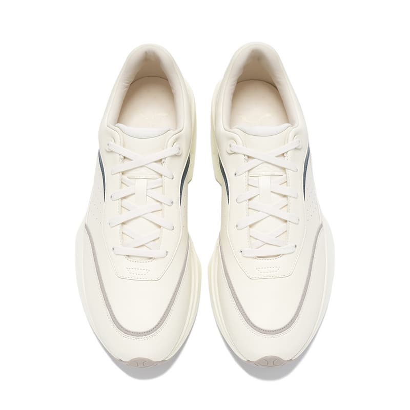 Кроссовки LI NING 1990 Отскок Легкий Отскок Легкий Низкий Топ Повседневная Обувь Мужская Белый Серый - изображение 3