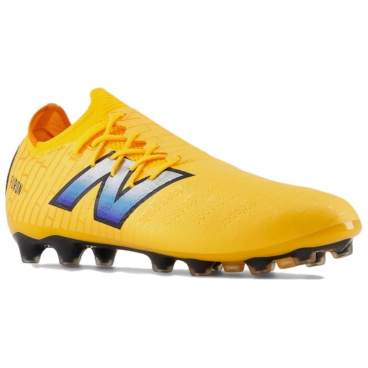 Кроссовки для футбола New Balance FURON PRO V7+ Футбольные бутсы Мужские Желтые - изображение 3