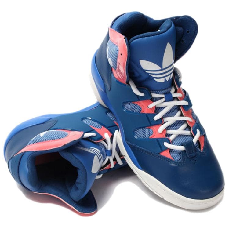 Кроссовки Adidas Originals GLC Противоскользящая Устойчивая к истиранию Высокий Топ Повседневная Обувь Женская Синяя - изображение 2