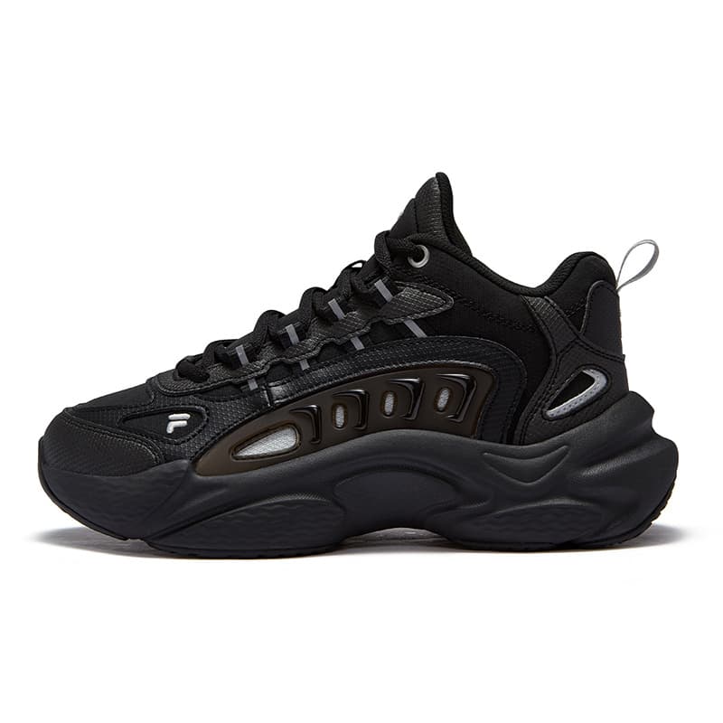 Кроссовки FILA FUSION SKY TRAIL Износостойкий MID Топ Повседневная обувь Женская Черная - изображение 1