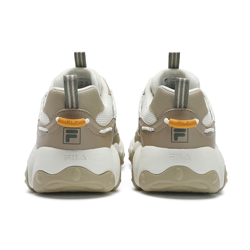 Кроссовки FILA FLUID 6 Низкие Беговые Кроссовки Мужские Белые Коричневые - изображение 4