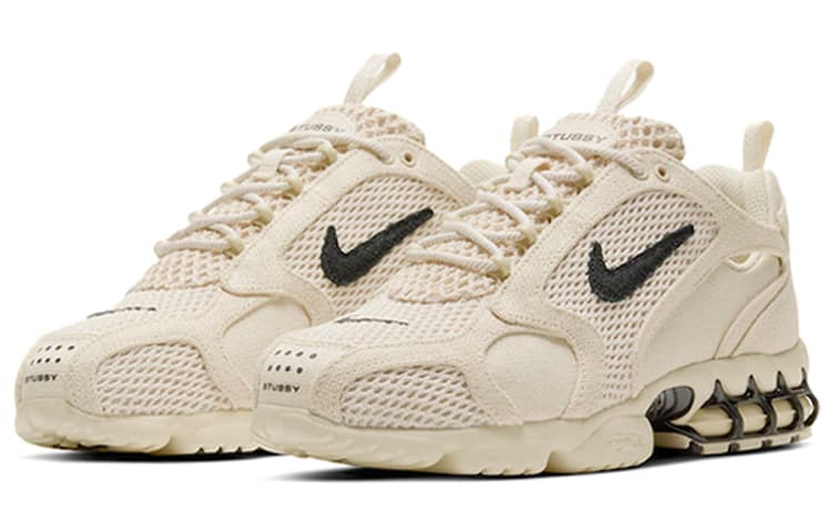 Кроссовки Stussy x Nike Air Zoom Spiridon CG 2 Desert Yellow - изображение 3