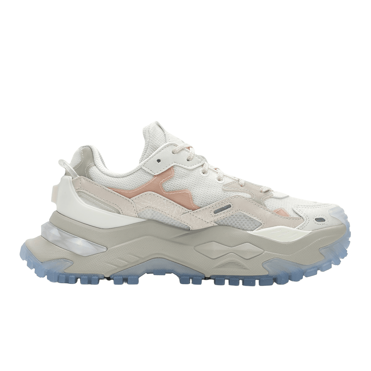 Кроссовки FILA FUSION Бьянко Ткань Дышащий Low Топ Повседневная обувь Women's White Розовый - изображение 2