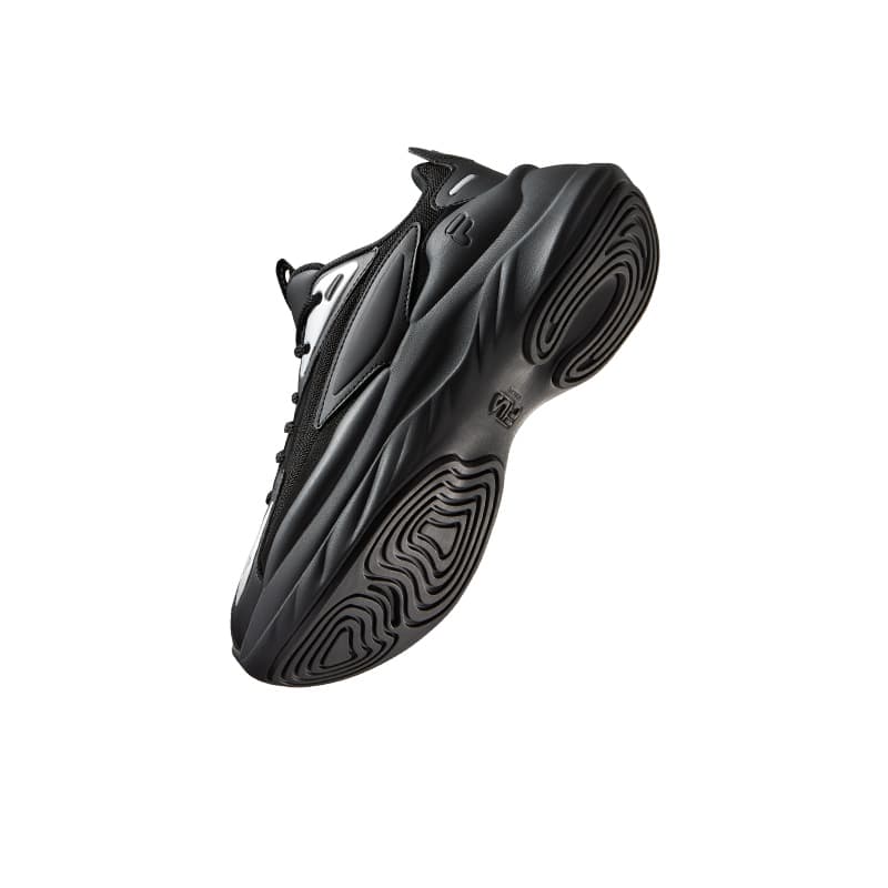 Кроссовки FILA FUSION BUZZARD Meteorite Shoes Текстиль Синтетическая кожа Низкий верх Повседневная обувь Мужская Черный - изображение 6