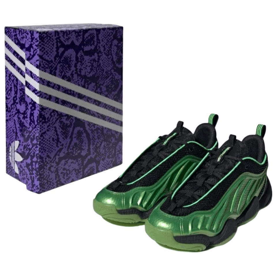 Кроссовки Adidas Harden Vol. 8 Противоскользящие Устойчивые к истиранию Низкие Баскетбольные кроссовки Унисекс Зеленый Черный - изображение 1