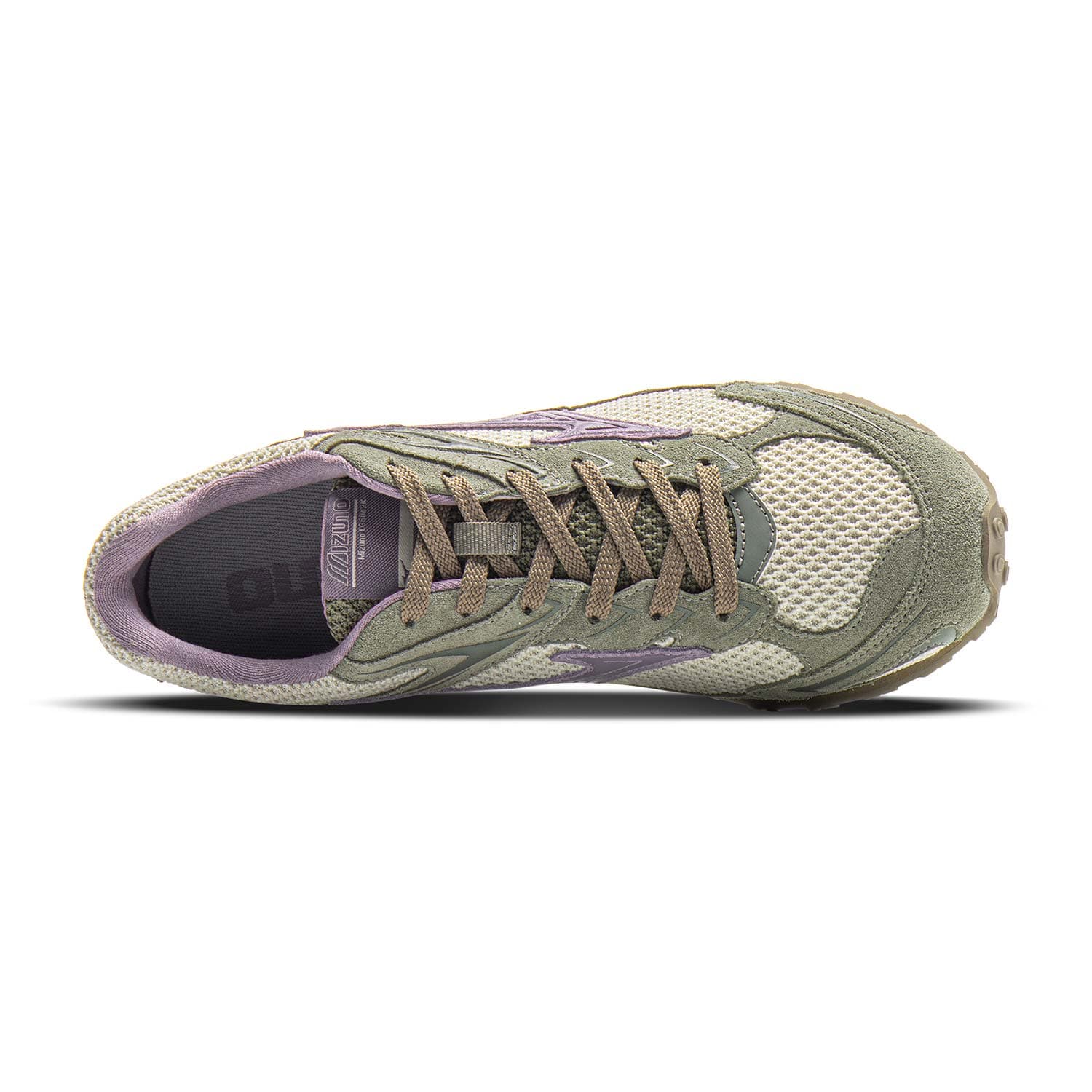 Кроссовки Mizuno LG 60S Устойчивая к истиранию Низкая Повседневная Обувь Унисекс Шалфейно-Зеленый - изображение 3
