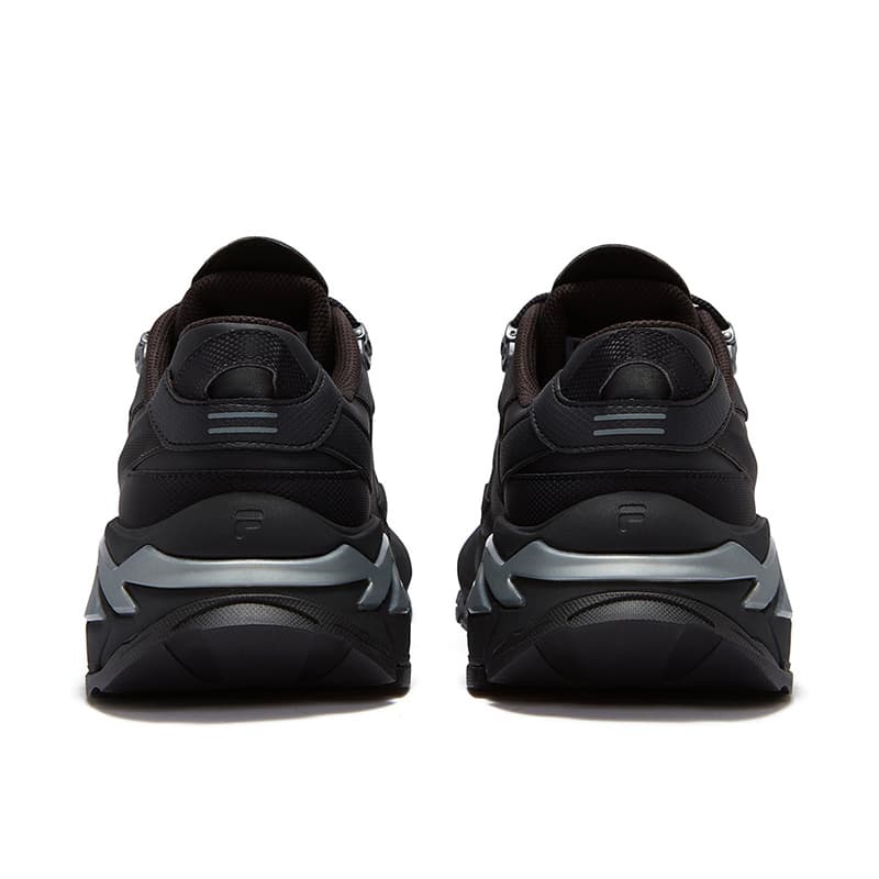 Кроссовки FILA FUSION Текстиль Синтетическая кожа Универсальная Низкая Повседневная обувь Мужская Черная - изображение 4