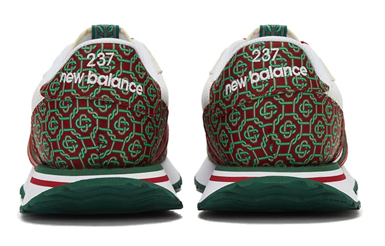 Кроссовки CASABLANCA x New Balance 237 White Red - изображение 5
