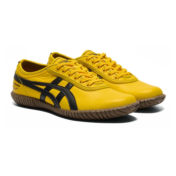 Кроссовки Onitsuka Tiger Tsunahiki Low Casual Обувь Унисекс Желтая - изображение 4