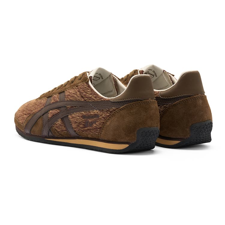 Кроссовки Onitsuka Tiger Runspark Классический Винтаж Низкий Топ Повседневная Обувь Унисекс Коричневый - изображение 5