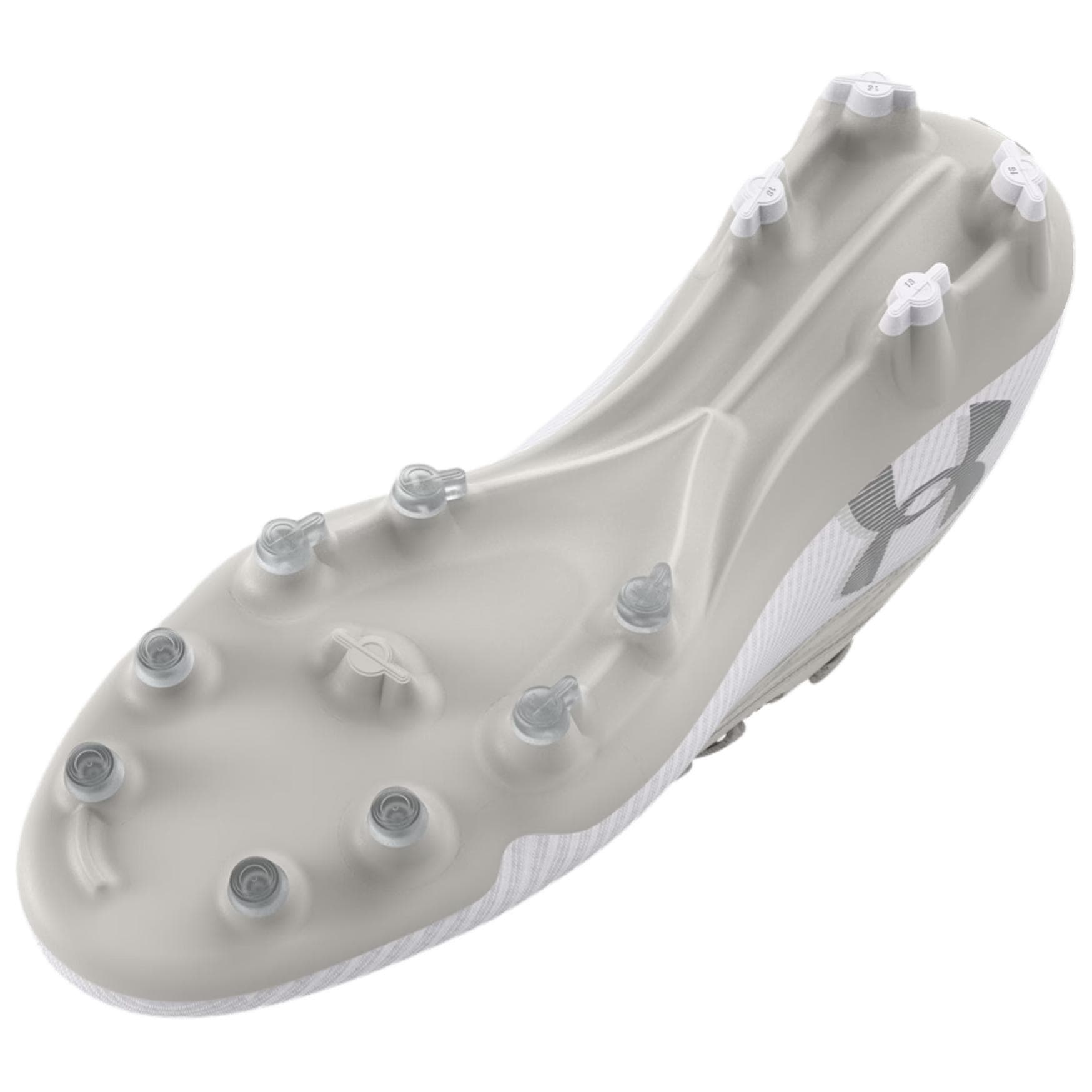 Кроссовки для футбола Under Armour MAGNETICO ELITE 4 FG Твердый Грунт Устойчивые к Износу Футбольные Бутсы Мужские Белые - изображение 4