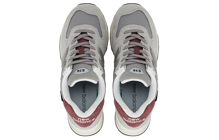 Кроссовки New Balance 574 Grey Red - изображение 4
