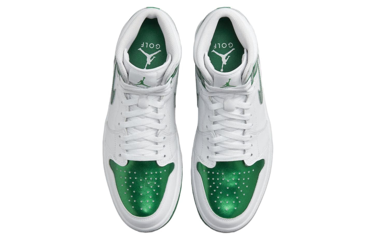 Кроссовки Jordan Air Jordan 1 High Golf "Pine Green" — фото 4