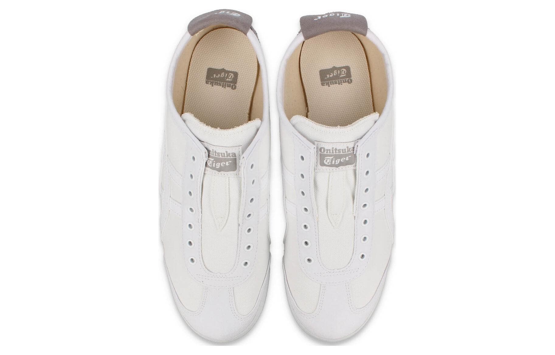 Кроссовки Onitsuka Tiger Mexico 66 Slip-On White Grey - изображение 4