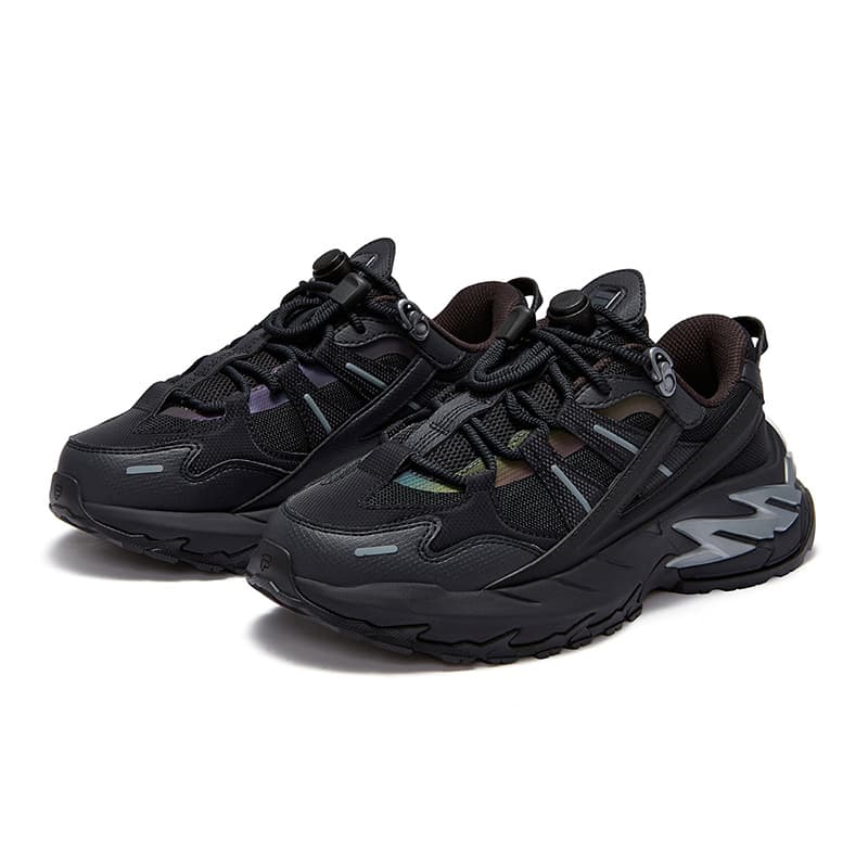 Кроссовки FILA FUSION Comet Синцзи Обувь Low Топ Повседневная обувь Женские Черный - изображение 2