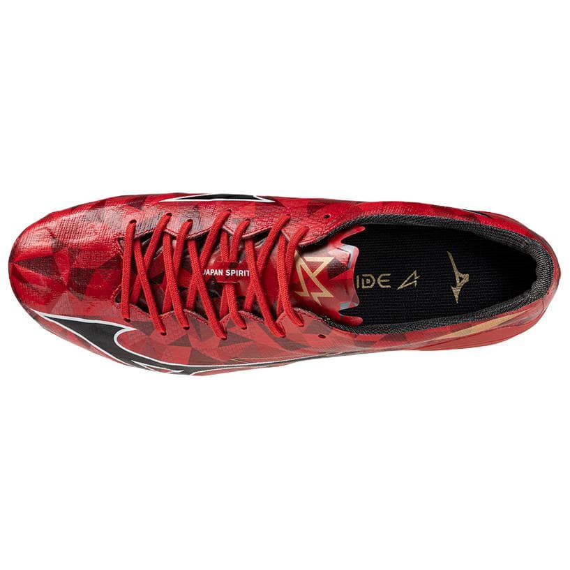 Кроссовки для футбола Mizuno AG Искусственный газон Синтетическая кожа Футбольные бутсы Мужские Красный Черный - изображение 2