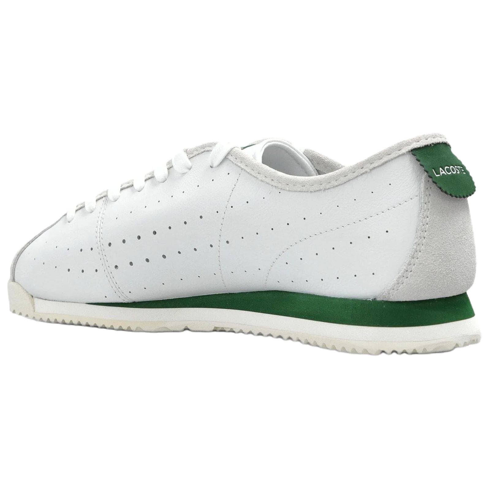 Кроссовки LACOSTE Клуб Низкий Удобный Противоскользящий Устойчивый к истиранию Низкий Верх Повседневная Обувь Женская Белая - изображение 3