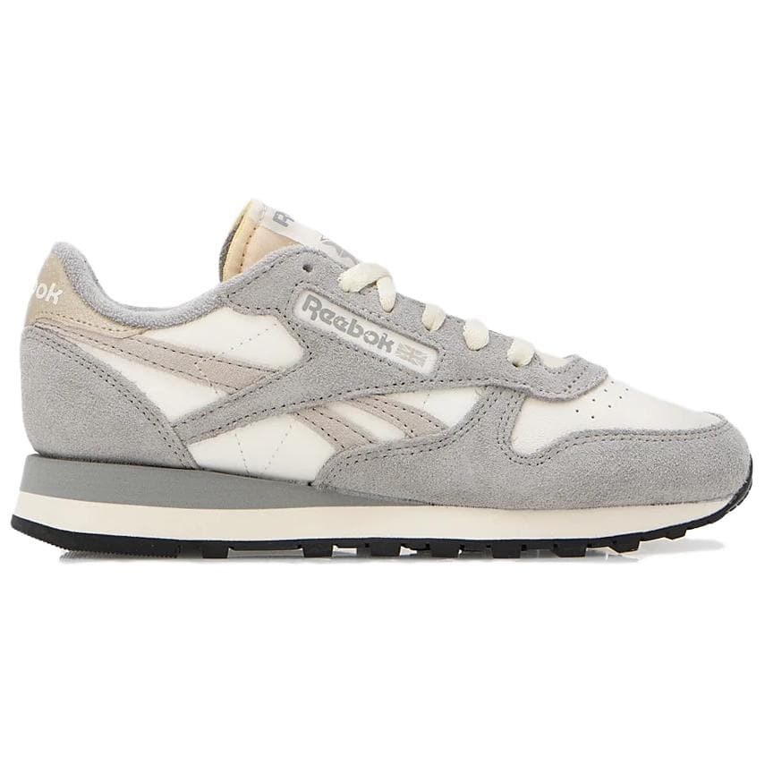 Кроссовки REEBOK Classic Leather Low Casual Shoes Унисекс Серый Белый - изображение 2