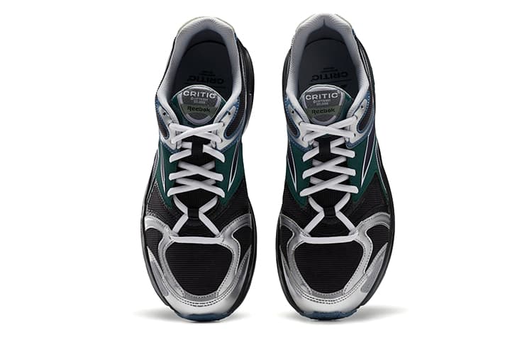 Кроссовки Critic x Reebok Premier Road Plus 6 Black Blue Green - изображение 4