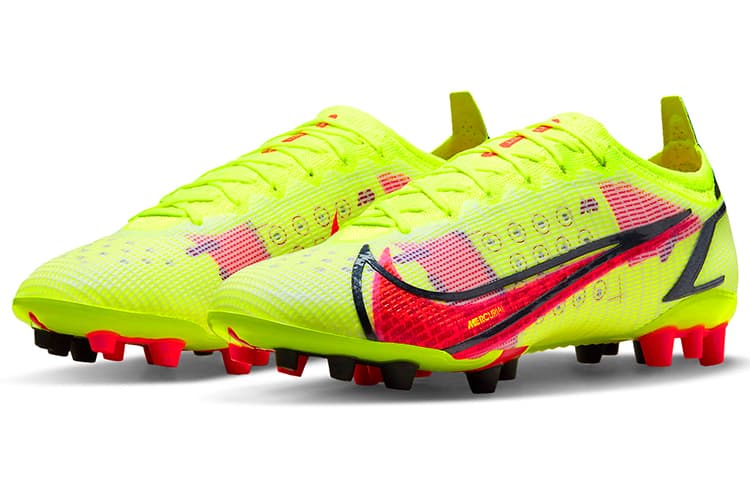 Кроссовки для футбола Nike Mercurial Vapor 14 Elite AG Fluorescent Yellow - изображение 3