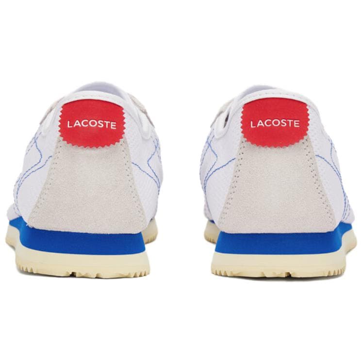 Кроссовки LACOSTE Клуб Низкий Топ Повседневная Обувь Мужская Белый Синий - изображение 5