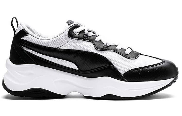 Кроссовки PUMA Cilia Trainers Black White - изображение 2