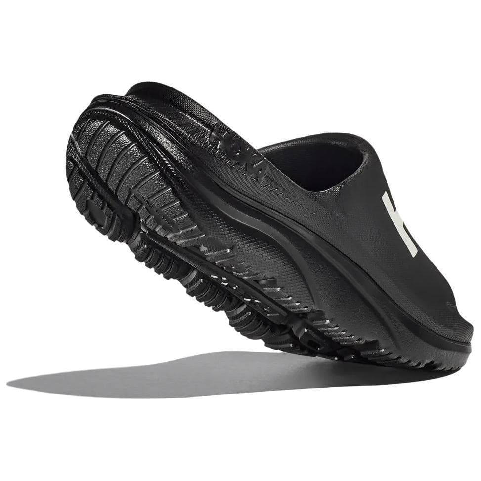 Сандалии HOKA ONE ONE Ora Athletic Шлепанцы Унисекс Черный Белый - изображение 5