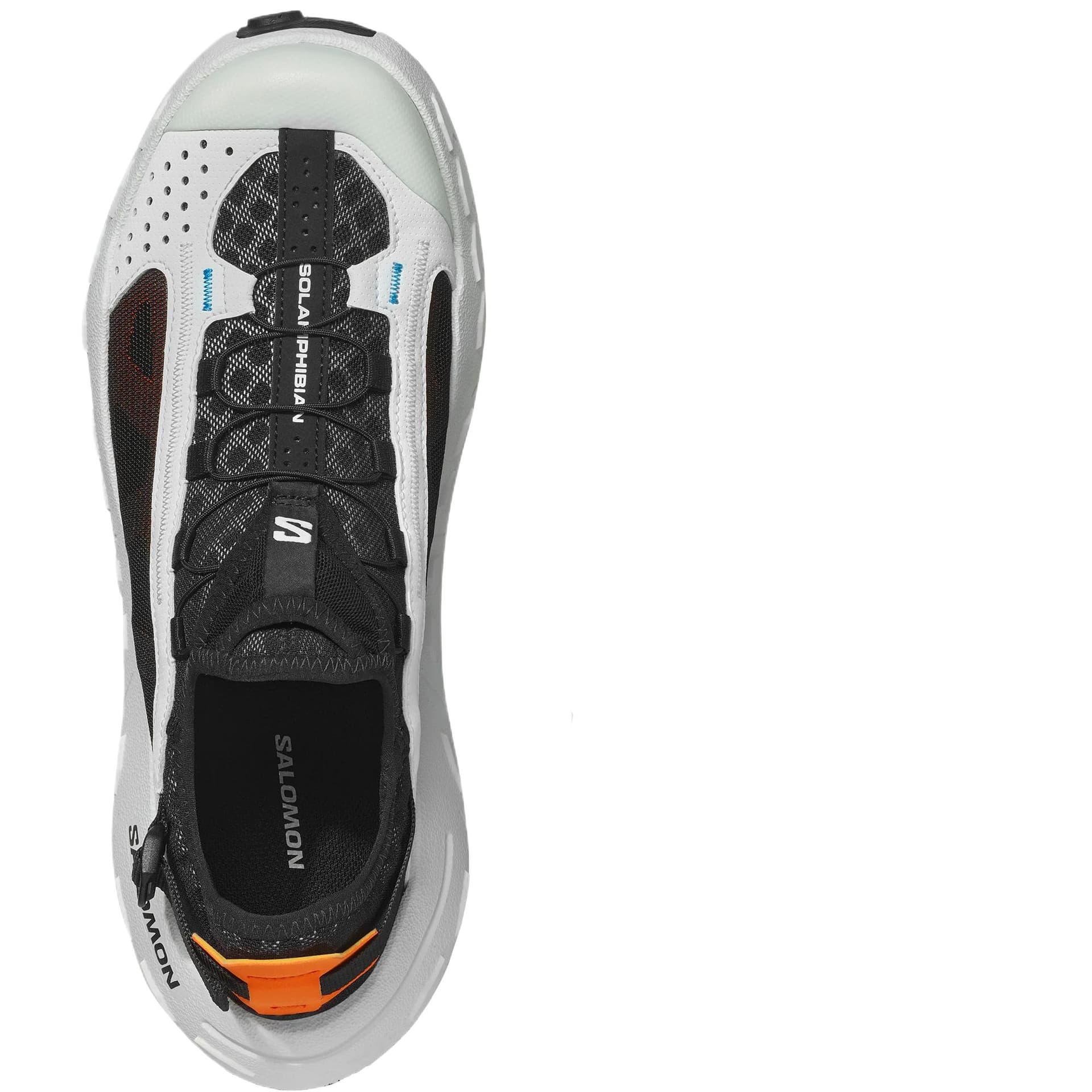 Сандалии Salomon SOLAMPHIBIAN Дышащий Сцепление Амортизация Легкий Повседневная обувь Мужской Черный белый - изображение 4