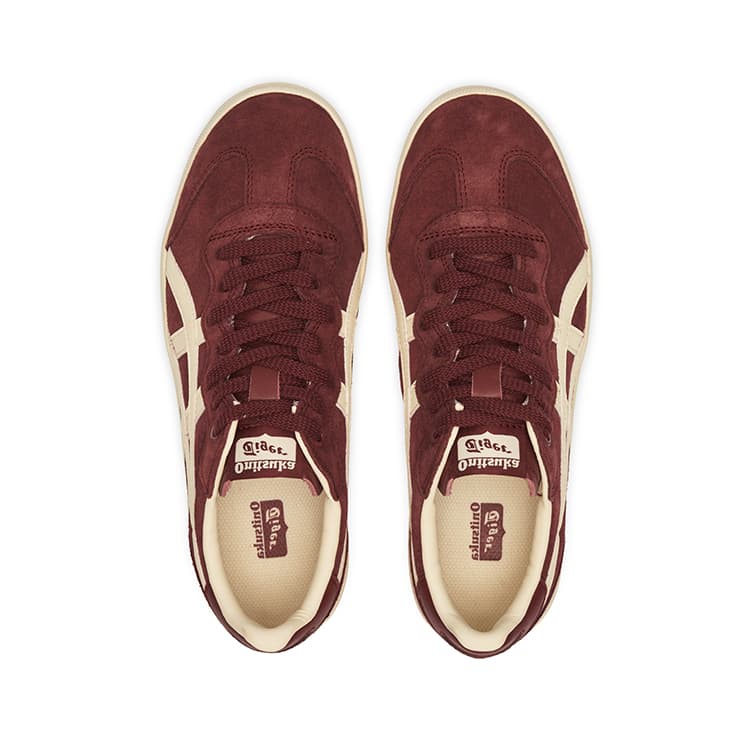 Кроссовки Onitsuka Tiger TOKUTEN CHUNK Low Топ Повседневная обувь Унисекс Бургундский - изображение 6