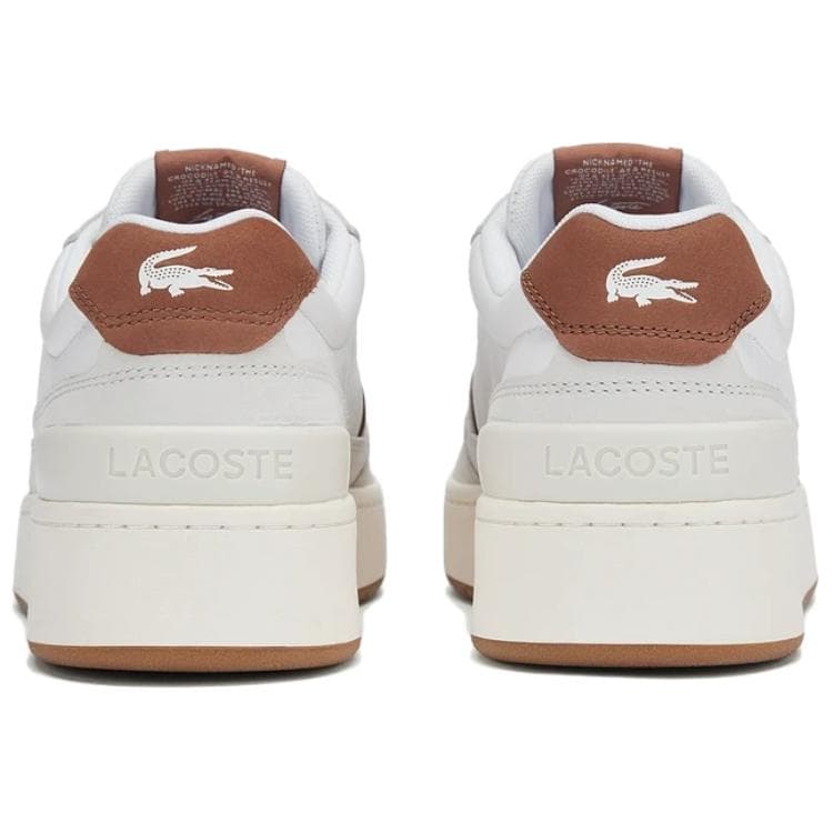 Кроссовки LACOSTE Противоскользящая Устойчивая к истиранию Низкий Топ Повседневная Обувь Мужская Экрю - изображение 3