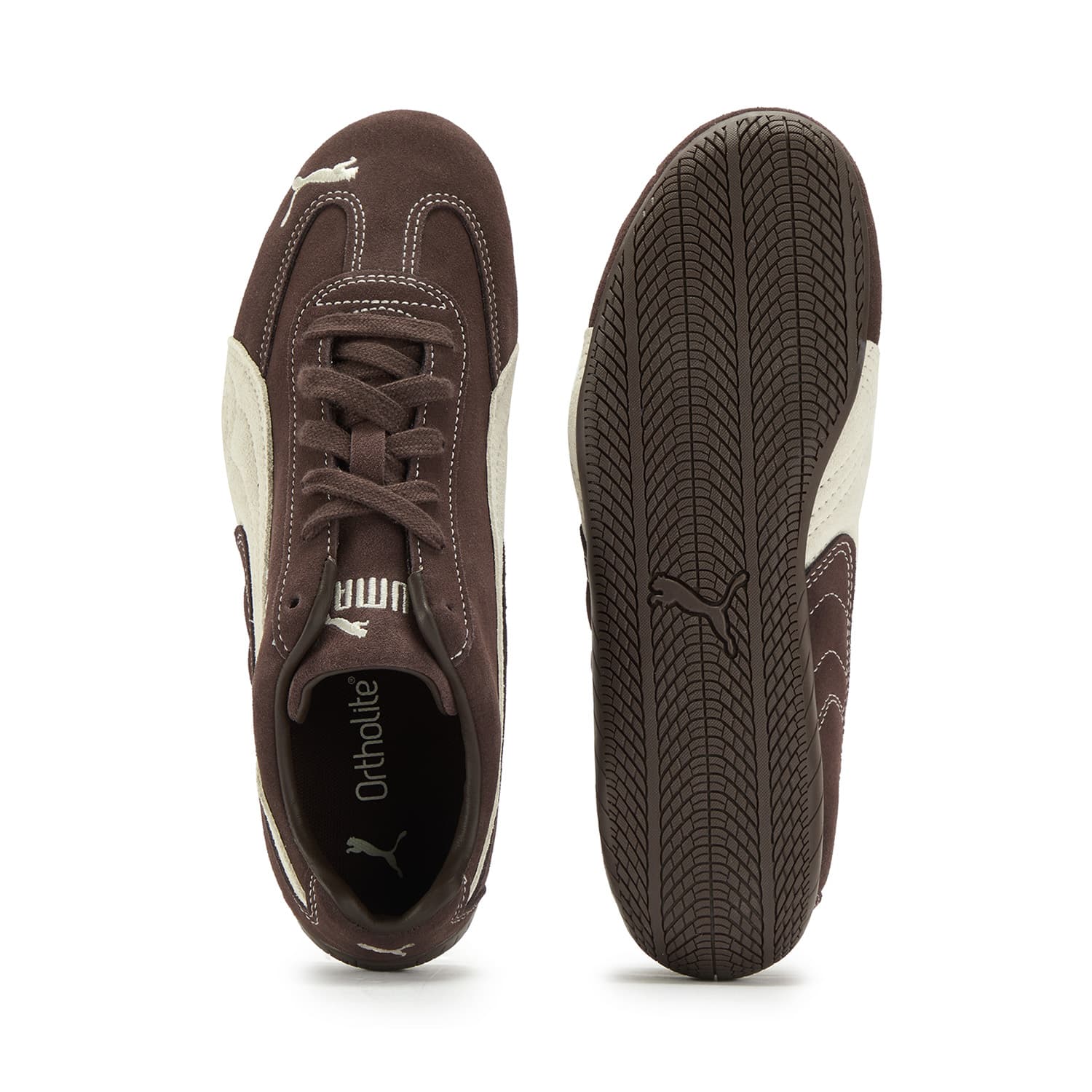Кроссовки PUMA Speedcat Low Повседневная обувь унисекс коричневый - изображение 5